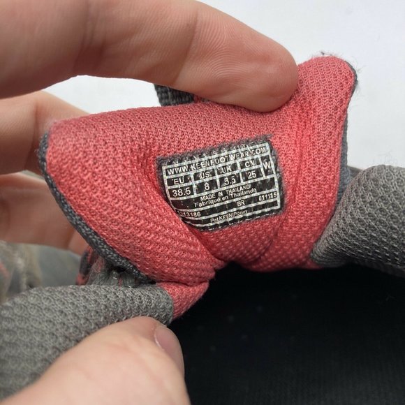 Keen Womens Hiking Oxford Leather Shoes Brown Size 8 - Picture 3 of 9